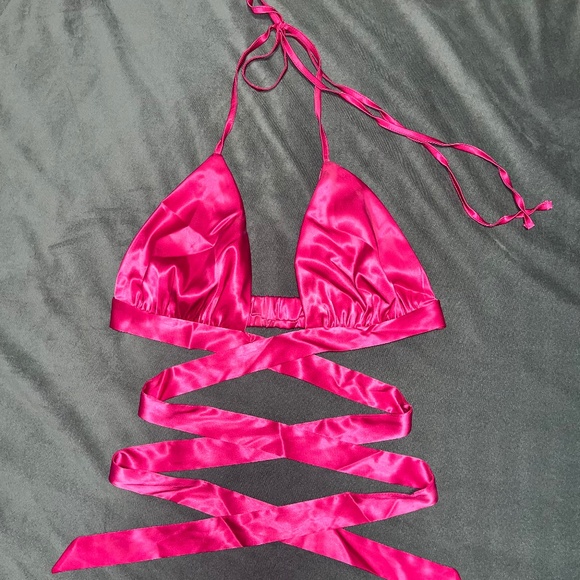 Satin top bra - Picture 1 of 4